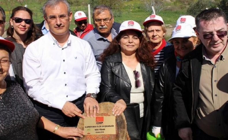 CHP Karşıyaka'dan 1000 fidan dikimi!